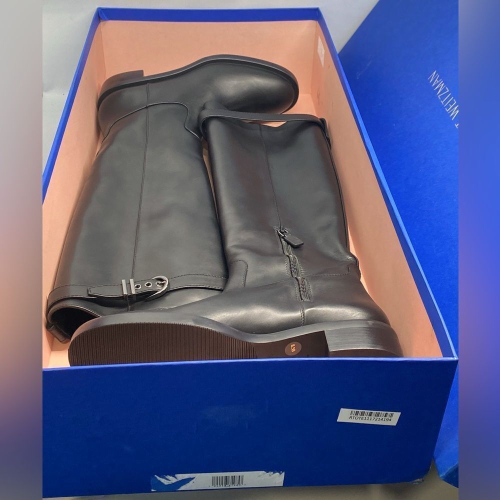 Stuart Weitzman Maverick Knee High Leather Boots size 8.5 - Picture 14 of 16